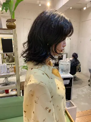 ミディアム パーマ 【takk】 ナカヤママサヨシのヘアスタイル