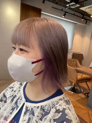 ショート カラー 🍬きょん カラーモデル募集🍬のヘアスタイル