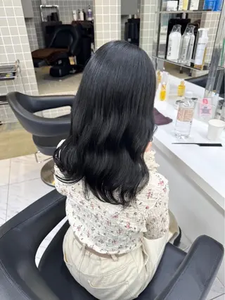 セミロング 🫧うる艶透明感🫧 RION🫧横浜🫧のヘアスタイル