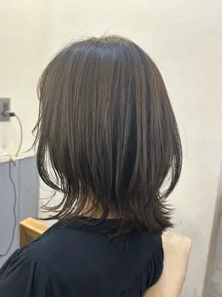 セミロング 🩵透明感/高発色 /難波/北原佑記🌸のヘアスタイル