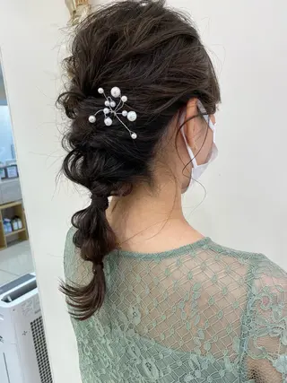 ヘアアレンジ 細めハイライト🩶 ボブ/レイヤーカットのヘアスタイル