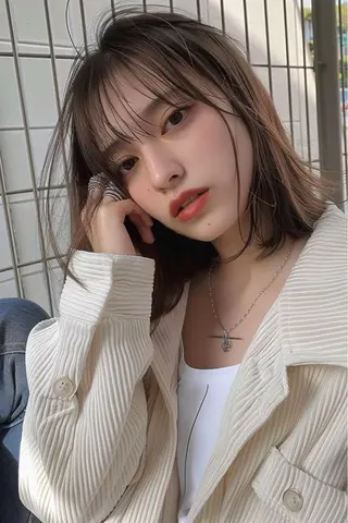 ショート カラー lana hair 新宿/髪質改善/韓国のヘアスタイル