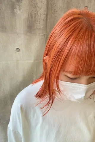ミディアム カラー life nanakoのヘアスタイル