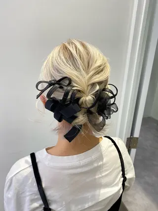 ヘアアレンジ 💫miyu💫デザ インカラー/アレンジのヘアスタイル