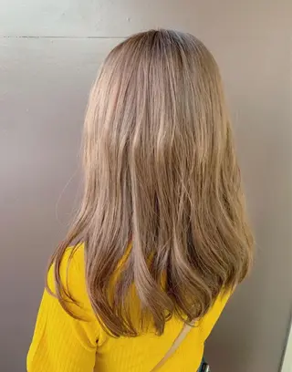 ミディアム カラー 静岡/草薙パーマ メンズバレイヤージュのヘアスタイル