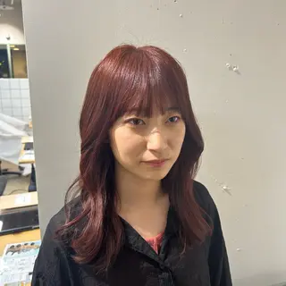 セミロング カットモデル募集/ 万代/関谷　朋実のヘアスタイル