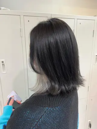 ミディアム カラー collet矢島/ ブリーチ指名No.1のヘアスタイル