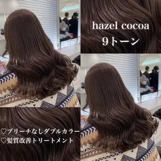 カラー 🎀艶髪ブラウンof ficialhimiのヘアスタイル