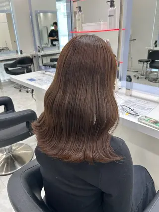ロング カラー 海外風ブリーチなし 🫒Rion🫒🩶のヘアスタイル