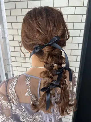 ヘアアレンジ 大人可愛いヘアメイク 💋🧚‍♀️しずかのヘアスタイル