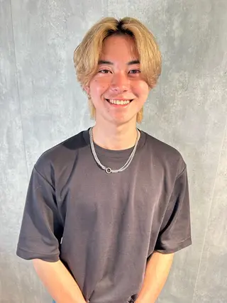 ショート メンズ become men's hair 名駅店所属・名駅/フェザーパーマ 韓国ヘア/森岡のヘアスタイル