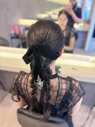 ロング ヘアアレンジ Maho カラーモデル募集中のヘアスタイル