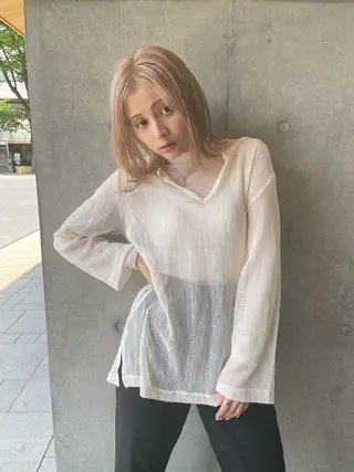 ミディアム カラー Neolive Luca　御茶ノ水店所属・透明カラー/韓国風 Subaruのヘアスタイル