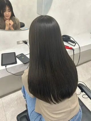 ロング カラー 🌷HARU 暖色/ヘアセット🫧のヘアスタイル