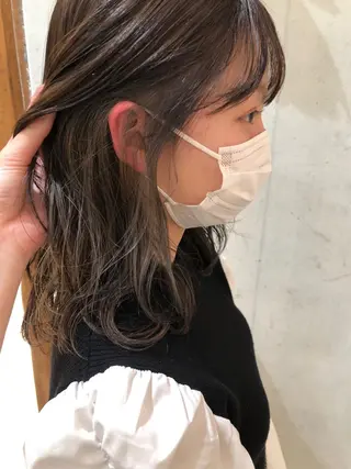 セミロング カラー 🩵ANELA東口 齋藤琴音💚のマツエク・マツパデザイン