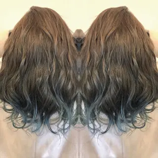 ロング カラー Hair make VERDA所属・宮下 耕平のヘアスタイル