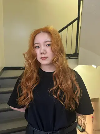 ロング カラー ヘアアレンジ ☕️結【suii.】 ボブ/ヘアセット☕️のヘアスタイル