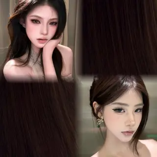 ロング カラー SAKURA 【🇨🇳網紅ヘア】のヘアスタイル