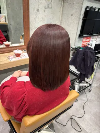 ミディアム ユイナ カラーモデル大募集のヘアスタイル