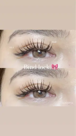 マツエク・マツパ 🍒束間まつ毛ෆ sasara🍒のマツエク・マツパデザイン
