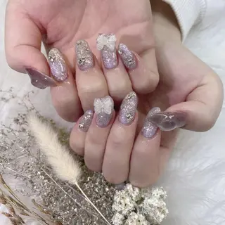 ネイル 🦋ネイルサロン ブラン🌈ゆりのネイルデザイン