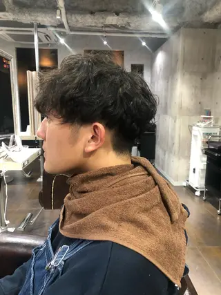パーマ メンズ 🪮メンズパーマ🪮 池田雅侑のヘアスタイル