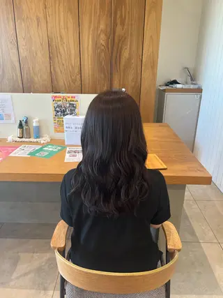 セミロング 坂口 友莉香のヘアスタイル