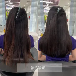 セミロング カラー ヘアアレンジ Ella所属・nana【艶髪】/ レイヤー/縮毛矯正のヘアスタイル