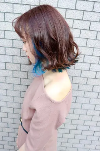 ミディアム 汐見 悠佑のヘアスタイル