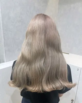 ロング カラー 韓国ヘア🇰🇷透明 感カラー/yui💞のヘアスタイル