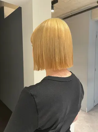 ショート 葉月/ボブ/ 透明感カラー／中目黒のヘアスタイル