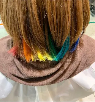 ミディアム 山下竣介 ヘアカラー専門美容師のヘアスタイル