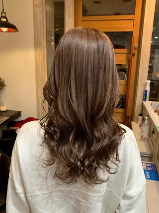 ロング カラー 奥村 卓也のヘアスタイル