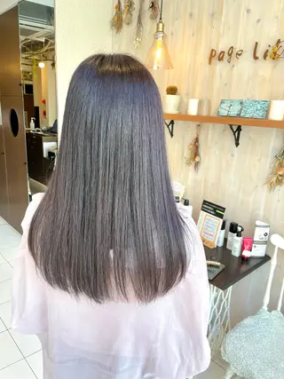 セミロング カラー 透明感カラー/ 寺田千雅子のヘアスタイル