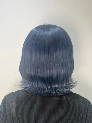 ミディアム ブリーチカラー特化 美容師/𝕐𝕌𝕀のヘアスタイル