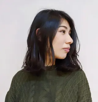 ミディアム Flan Hair&Spa（フランヘアーアンドスパ）所属・矢部 江里奈のヘアスタイル
