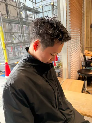 ショート パーマ メンズ NERO      HAIR SALON所属・塚本 幸司郎のヘアスタイル
