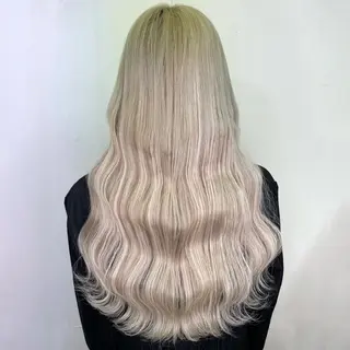 ロング KEISUKE/ ブリーチ🧡エクステのヘアスタイル