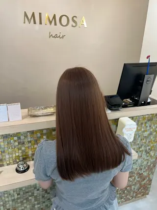 ロング 鈴木 彩香のヘアスタイル