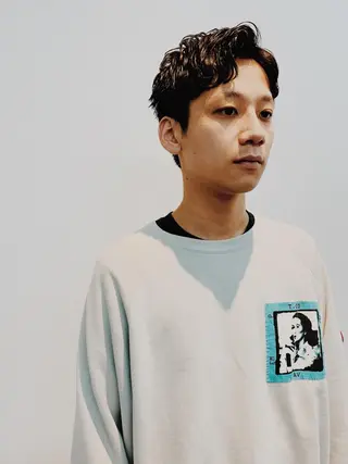 ショート パーマ メンズ メンズスタイリスト リュウジのヘアスタイル