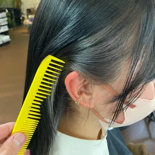 ミディアム カラー インナーカラー指名 No.1菊池柊真のヘアスタイル