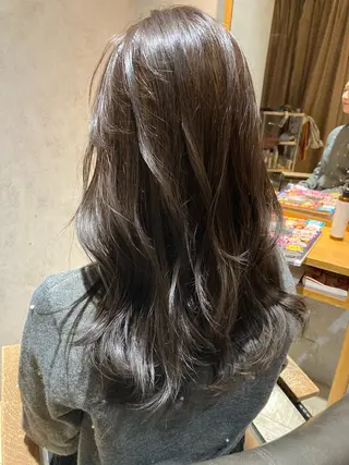 ロング カラー Nagisa. /ニュアンスパーマのヘアスタイル