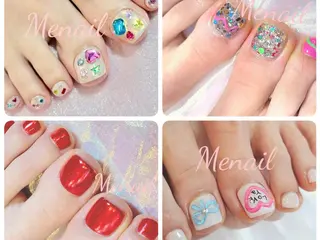 ネイル 🤍POP可愛い🧸 Menailのネイルデザイン