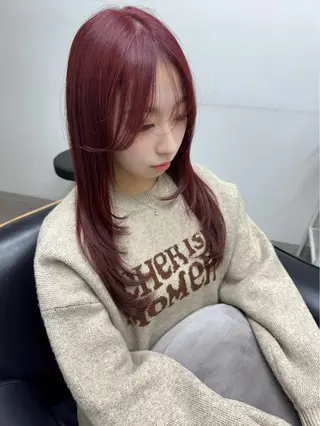 ロング カラー The Apartment of Solon 船橋 2nd所属・高橋潤⚜️縮毛矯正 /NEO髪質改善のヘアスタイル