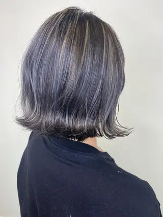 ミディアム カラー ✴︎ヒラガカナ✴︎ ECLAT HAIRのヘアスタイル