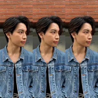 ショート メンズ ⚡️メンズパーマ特化 mens支持◎/忠地のヘアスタイル