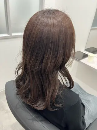 ミディアム カラー ゆうか 🤍のヘアスタイル