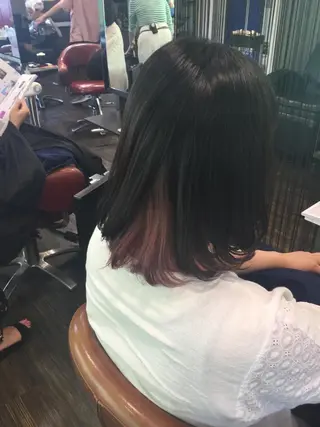 ショート カラー ヘアアレンジ 🌿‬ ܸAir 透明感🌱西村知佳のヘアスタイル