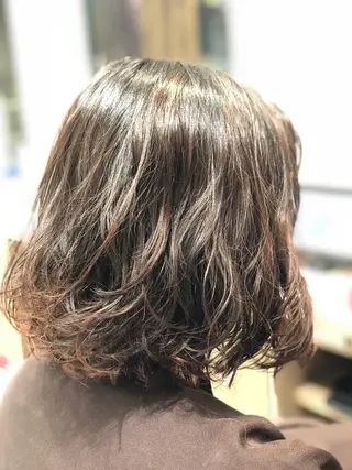 ショート パーマ 上村 将人のヘアスタイル