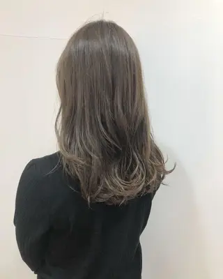 ミディアム コテ巻き風パーマ💛 池袋のヘアスタイル